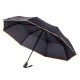 Складана напівавтоматична парасоля Bergamo SKY чорний/помаранчевий - 7040010