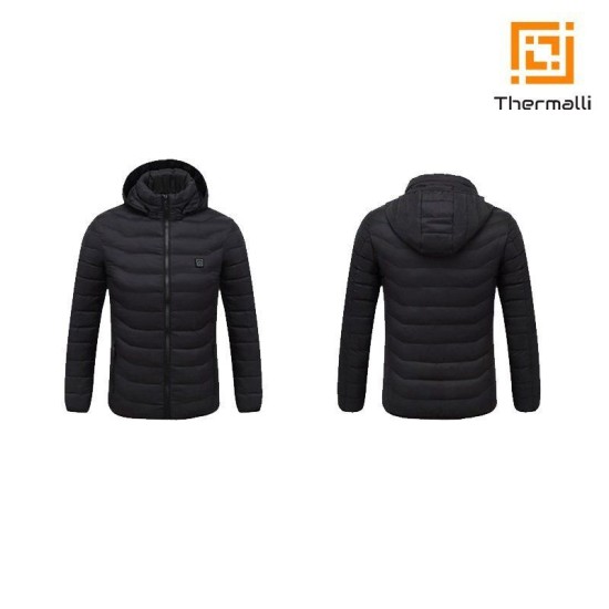 Куртка  з підігрівом Thermalli Cimone чорний - 10880201