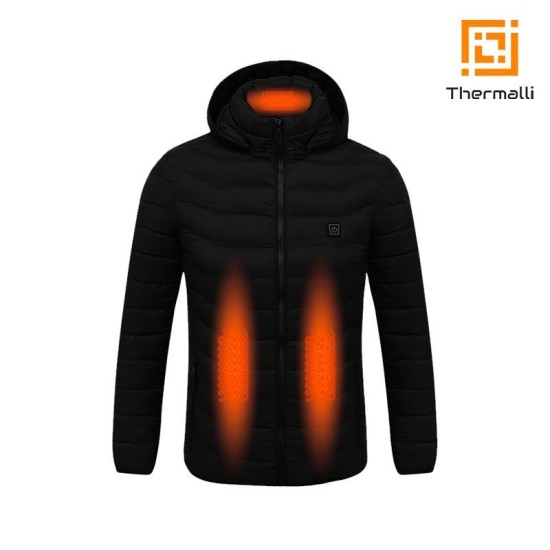 Куртка  з підігрівом Thermalli Cimone чорний - 10880201