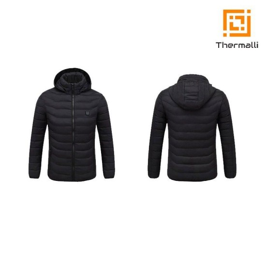 Куртка  з підігрівом Thermalli Chamonix чорний - 10880001