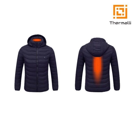 Куртка  з підігрівом Thermalli Chamonix темно-синій - 10880044