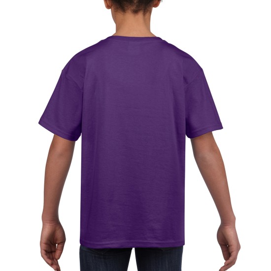 Футболка дитяча SoftStyle JN 153-64000B(Gildan) purple - 64000B2112C